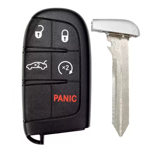 Smart Proximity Remote Key for Dodge Chrysler M3N-40821302 5 Button Chip 46